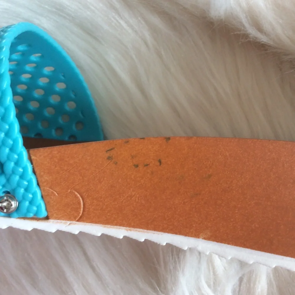 Amanda Blu Slip-on Sandals, Sz 8